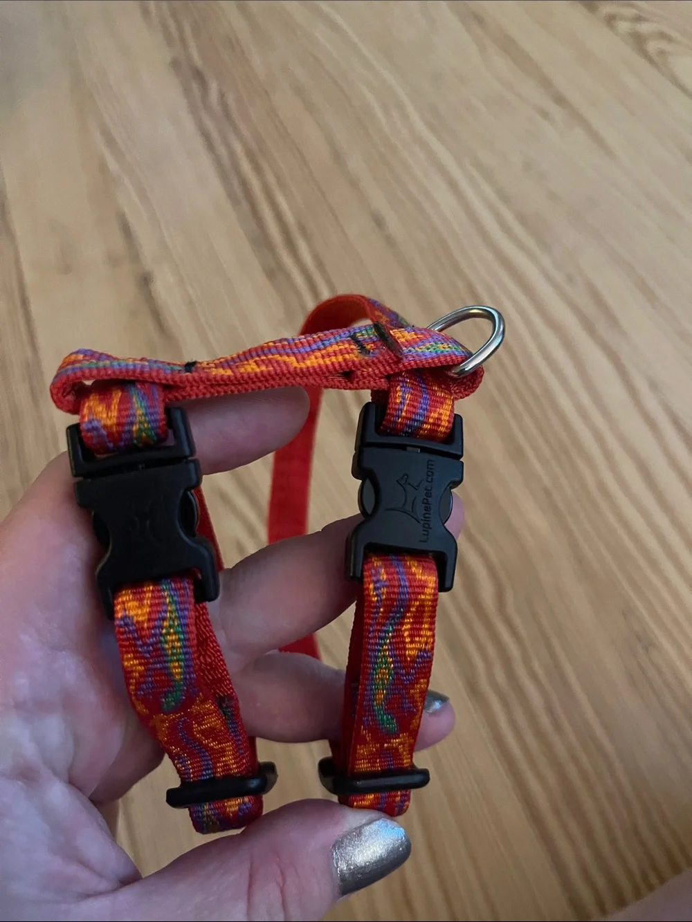 Lupine red lizard harness extra small
